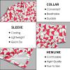 HUGLAZY Funny Hawaiian Christmas Shirts for Men Santa Claus Hat Short Sleeve Festival Party Outfit Family Matching Holiday Costume Red 4XL view 4