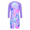 TFJH E Long Sleeve Girls Bathing Suits One Piece Rash Guard Sunsuits UV 50+ Swimsuits 310 Purple Agate Long 104/110 view 3
