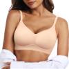 OEAK Womens Wireless Jelly Bras Comfortable Gel Everyday Tshirt Bra JAC S view 1