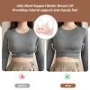 OEAK Womens Wireless Jelly Bras Comfortable Gel Everyday Tshirt Bra JAC S view 4