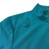 Dressnu Straight pants suit stand-up collar zipper doctors and nurses work uniforms leather powder S view 3