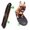 KJLYLPP Dogs Skateboard with Surf Stand Pet Skateboard Skateboard with Colorful PU Wheels for English-French Bulldog (62X21cm) view 1