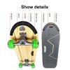 KJLYLPP Dogs Skateboard with Surf Stand Pet Skateboard Skateboard with Colorful PU Wheels for English-French Bulldog (62X21cm) view 4