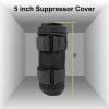 5" Suppressor Cover with Silicone Laminated Microfiber Suppressor Sleeve, Burnproof & Heat Resistant Wrap for Hunting Rifles view 2