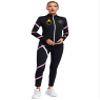 YEAHDOR Women Warm Fleece Ice Skating Suit Figure Skating Training Jacket with Practice Leggings Pants Set Pink X-Large view 1