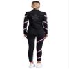 YEAHDOR Women Warm Fleece Ice Skating Suit Figure Skating Training Jacket with Practice Leggings Pants Set Pink X-Large view 2