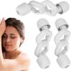 Ear Plugs for Sleeping Noise Cancelling,3 Pairs Reusable Hearing Protection Soft Silicone Ear Plugs for Noise Reduction,Shooting Ear Plugs for Work Concerts Focus Travel Snoring view 4