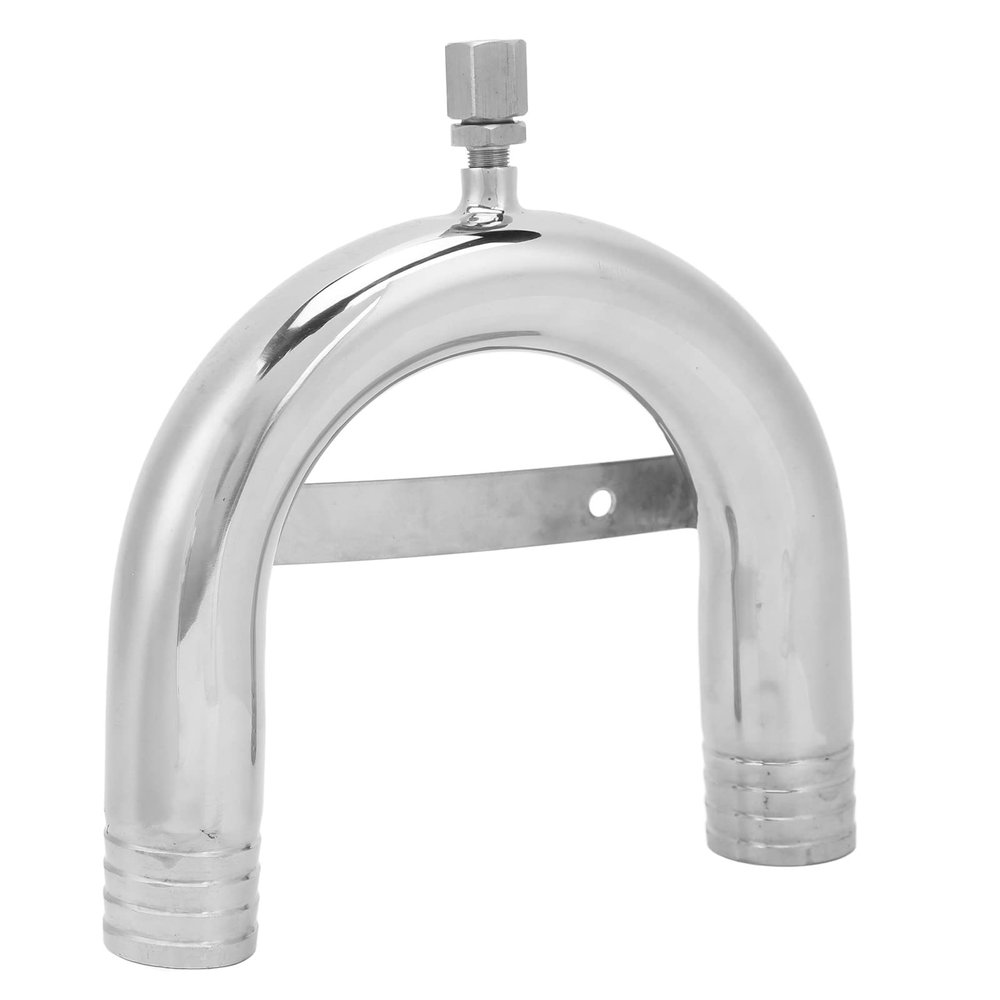 GRCFUMO 38mm Marine Vented Loop, Stainless Steel Boat Vent Loop, Anti Siphon Vented Loop for Ship Yacht Motorhome