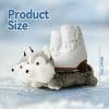 Aepiraza Animals Ice Skate Blade Covers, Animal Figure Skating Soakers Blade Blankie Ice Skates Blades Anti-Rust Chipping Covers Protection Ice Blade Guards Protective Skate Covers (Husky) view 2