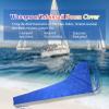 Gycdwjh Mainsail Boom Cover, 600D Boat Sail Cover with Adjustable Straps Waterproof Anti UV Sunshade Cover for Outdoor Booms,Blue,8~9ft(300 * 92cm) view 2