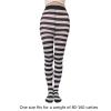 MOAIYU Women Casual Striped Tights Festival Striped Leggings Full Length Tights Thigh High Stocking Party Costume Accessory view 3