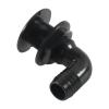 FJMQHU Marine Bilge Pump Hose 90 Degree Elbow Flexible Easy to Use Practical Bilge Kit for Professional, Gray Hose, Black Elbow view 2