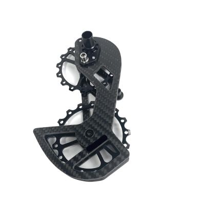 Bicycle Ceramic Bearing Speed Carbon Fiber Pulley Wheel Rear Derailleurs Guide Wheel Compatible with Shimano 105/UT/Ultegra(6800)