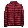 JEShifangjiusu Mens Water Resistant Puffer Jacket Windproof Insulated Outer Garment Warm Winter Lightweight Down Coats (claretC2,3X-Large) view 1