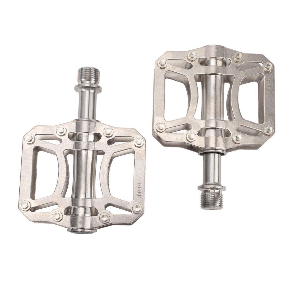 3 Bearing Pedals, 2PCS Ti Alloy Material Replacement Parts Non Slip Pedal for Mountain Road Bikes