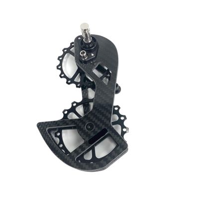 Bicycle Ceramic Bearing Speed Carbon Fiber Pulley Wheel Rear Derailleurs Guide Wheel Compatible with Shimano 105/UT/Ultegra(5800)