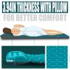 AKSOUL Self-Inflating Sleeping Pad for Camping: Inflatable Wide Compact & Ultralight Air Mattress Sleep Mat, Lightweight Inflatable Pads for Backpack Hiking Traveling Outdoor view 2