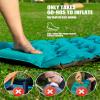 AKSOUL Self-Inflating Sleeping Pad for Camping: Inflatable Wide Compact & Ultralight Air Mattress Sleep Mat, Lightweight Inflatable Pads for Backpack Hiking Traveling Outdoor view 3