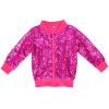 Betadog Kids Jackets Girls Boys Sequin Zipper Coat Jacket for Toddler Birthday Christmas Clothes Jacket (RD1, 8 Years) view 1