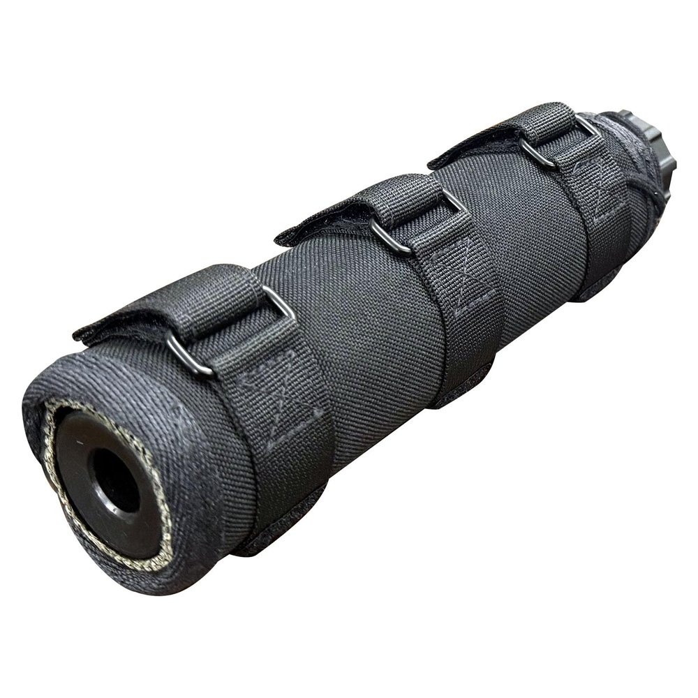 8" Suppressor Cover with Burn Proof Silicone Coated Fiber Sleeve Heat Resistant Suppressors Wrap for Hunting Rifles