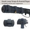 8" Suppressor Cover with Burn Proof Silicone Coated Fiber Sleeve Heat Resistant Suppressors Wrap for Hunting Rifles view 4