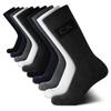 Calvin Klein Mens Crew Socks - 10 Pack Cushioned Athletic Performance Breathable Running and Sports Crew Socks for Men, Size 7-12, Heather Grey Assorted view 1