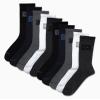 Calvin Klein Mens Crew Socks - 10 Pack Cushioned Athletic Performance Breathable Running and Sports Crew Socks for Men, Size 7-12, Heather Grey Assorted view 2