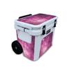 Cooler Skin Compatible with Yeti Roadie 32 Wheeled Cooler - Pink Stars - Premium 3M Vinyl Protective Wrap Decal Cover - Easy to Apply | Crafted in The USA by MightySkins view 1