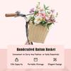 ACEGER Girls Bike with Rattan Basket for 10+ Years, 24" 26" 1 & 7 Speed Comfort Commute Bicycle, Included Dual Brakes & Seat Rack, Adjustable Handlebar & Saddle view 3