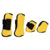 Zoeyilan Horse Tendon Boots, Horse Fetlock Boots, Horse Sport Boots, Set of 4 PU Shell Guard Boots for Riding Shock Absorbing Jumping Protection (A Set of Four Large) view 1