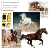 Zoeyilan Horse Tendon Boots, Horse Fetlock Boots, Horse Sport Boots, Set of 4 PU Shell Guard Boots for Riding Shock Absorbing Jumping Protection (A Set of Four Large) view 4