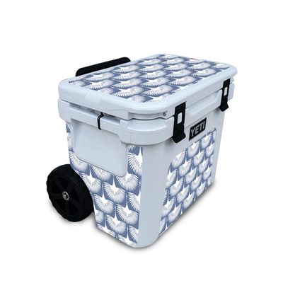 Cooler Skin Compatible with Yeti Roadie 32 Wheeled Cooler - Feather Duster - Premium 3M Vinyl Protective Wrap Decal Cover - Easy to Apply | Crafted in The USA by MightySkins