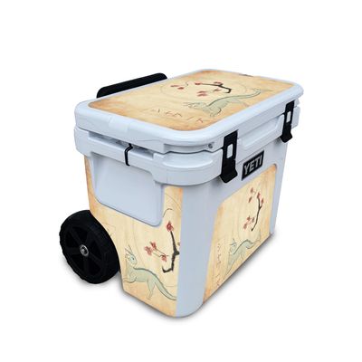 Cooler Skin Compatible with Yeti Roadie 32 Wheeled Cooler - Water Dog - Premium 3M Vinyl Protective Wrap Decal Cover - Easy to Apply | Crafted in The USA by MightySkins
