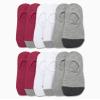 Calvin Klein Womens No Show Socks - 12 Pack Lightweight Cotton Blend Invisible No Slip Sneaker Liner Athletic Socks for Women, Size 4-10, Light Heather Grey view 2