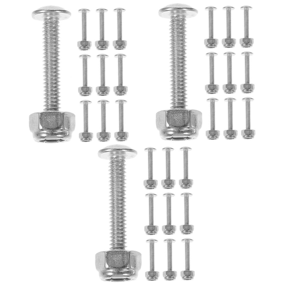 ORFOFE 30pcs Sturdy Metal Foosball Table Screws and Nuts for Enhanced Stability and Performance Gaming Tables Fixation Hardware for Foosball Enthusiasts