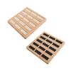 Yardenfun Solid Wood Ring Display Plate Elegant Jewelry Showcase Holder for Store Home Mall view 1