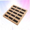 Yardenfun Solid Wood Ring Display Plate Elegant Jewelry Showcase Holder for Store Home Mall view 2