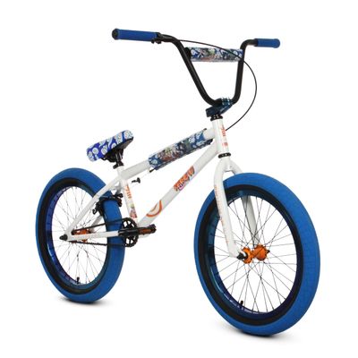 Elite BMX Freestyle Bike, Durable Steel Frame, Available in 16", 18", and 20" Sizes. New Sizes 26" and 29" BMX Bicycles. (Naruto White, 20")