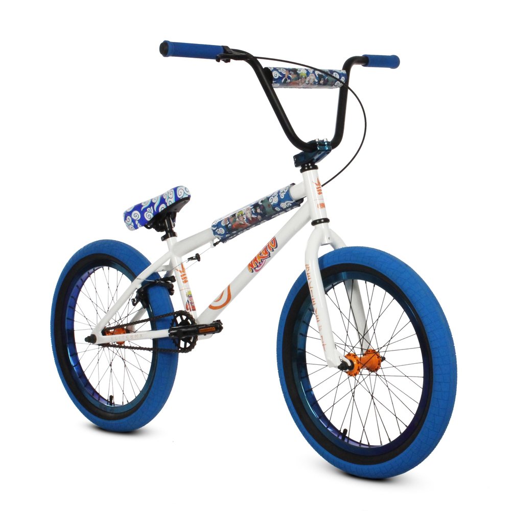 Elite BMX Freestyle Bike, Durable Steel Frame, Available in 16", 18", and 20" Sizes. New Sizes 26" and 29" BMX Bicycles. (Naruto White, 20")
