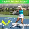 Avesfer 6/20/40 PCS Mini Pickleballs (Diameter 42mm) Soft Eva Anti-Crack Hollow Quiet Training Pickle Balls Great for Pickleball Drills Green (6) view 3