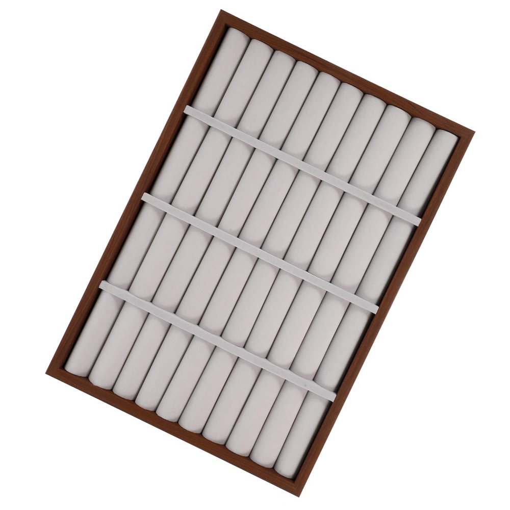 Cabilock Bracelet Display Tray Ring Jewelry Storage Organizer Small Jewelry Organizer Tray Ring Holder for Display Stand