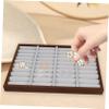Cabilock Bracelet Display Tray Ring Jewelry Storage Organizer Small Jewelry Organizer Tray Ring Holder for Display Stand view 3
