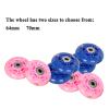 GROWTHLIN Inline Skate Replacement Wheels Outdoor & Indoor 85A Inline Skate Wheels 64mm/70mm with Bearing (8-Pack) Roller Skate Skating Wheels Roller Skate Wheel Replacement,Pink,64mm view 2