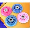 GROWTHLIN Inline Skate Replacement Wheels Outdoor & Indoor 85A Inline Skate Wheels 64mm/70mm with Bearing (8-Pack) Roller Skate Skating Wheels Roller Skate Wheel Replacement,Pink,64mm view 3