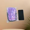 Adjustable Straps Leg Bag, Smart Colorful Outdoor Waist Pack, Holographic Thigh Leg Bag for Hiking, Sports, Travel black (purple) view 2