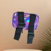Adjustable Straps Leg Bag, Smart Colorful Outdoor Waist Pack, Holographic Thigh Leg Bag for Hiking, Sports, Travel black (purple) view 3