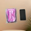 Adjustable Straps Leg Bag, Smart Colorful Outdoor Waist Pack, Holographic Thigh Leg Bag for Hiking, Sports, Travel black (pink) view 2