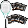 Head Auxetic 2.0 Boom MP Tennis Racquet Strung with Your Choice of String view 1