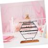Yardenfun Hanging Jewelry Organizer Wall-mounted Necklace Holder Bracelet Organizer Hexagon Display Stand view 2