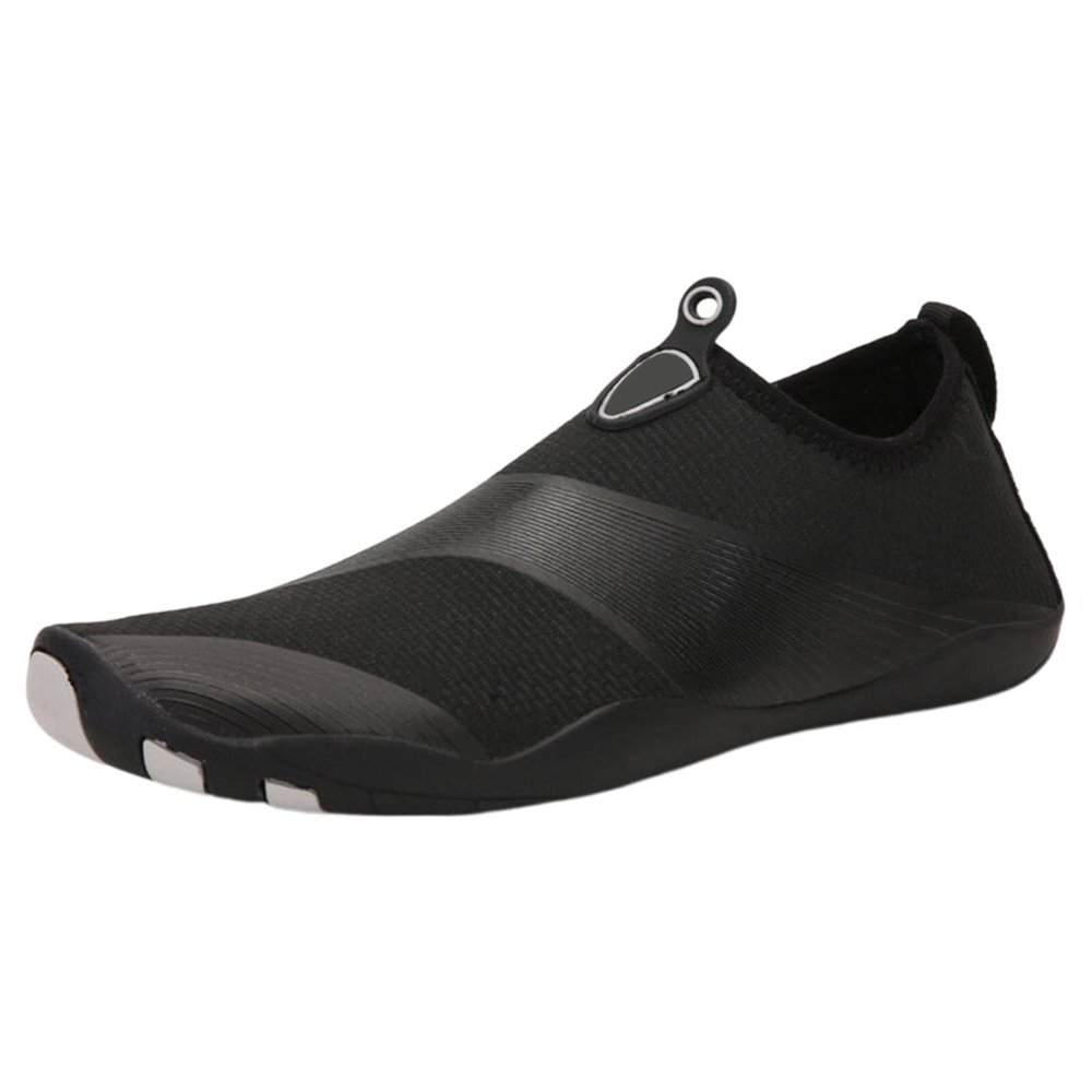 Barefoot Shoes Men Barefoot Shoes Women Toe Shoes for Men inimalist Shoes Women Hiking Wading Swimming Shoes for Men (Black, L)